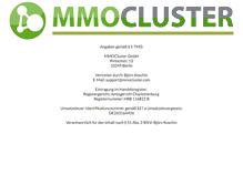 Tablet Screenshot of home.mmocluster.de